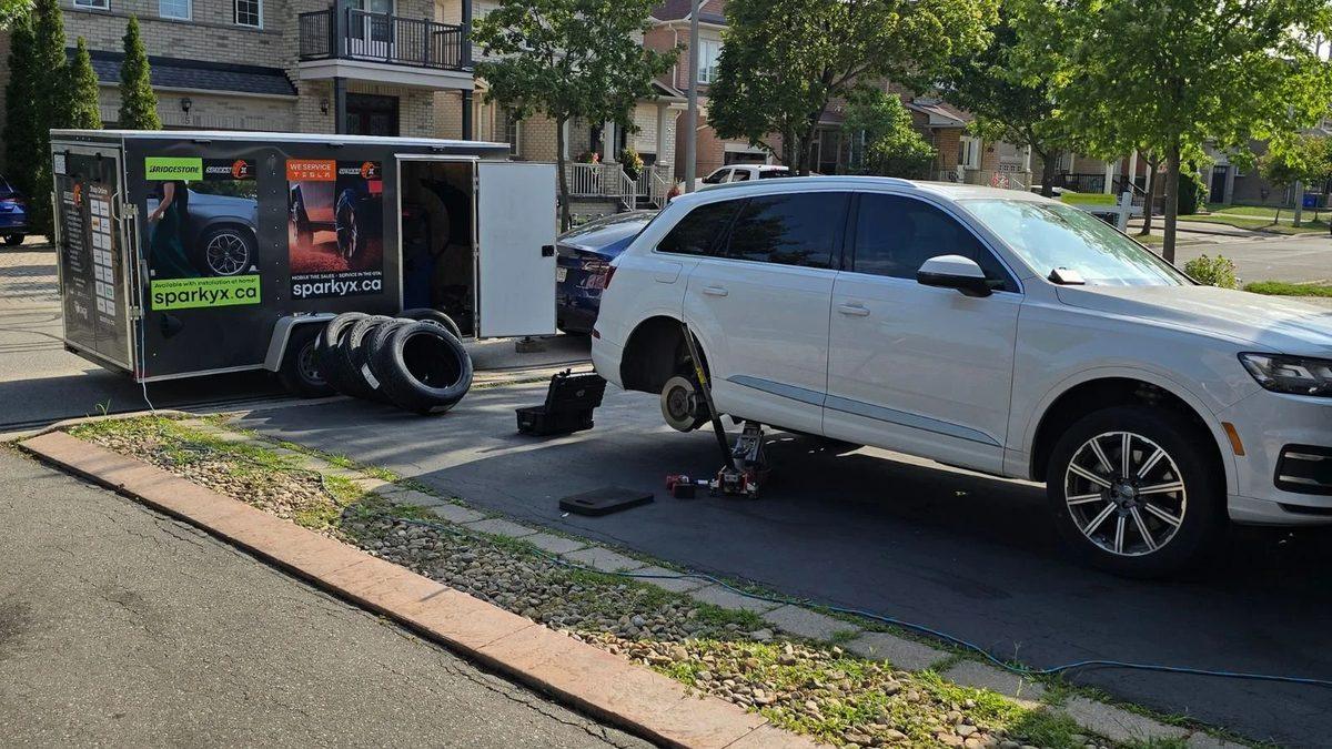 Mobile tire sales and service across the Greater Toronto Area — switching to winter tires at the 7°C rule